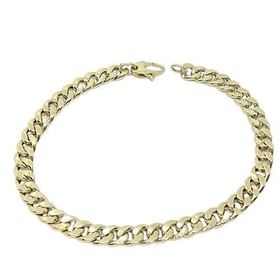 Foto de 10-458-1272 - PULSERA BARBADA HUECA 6MM 19.5CM (4,65gr) 18K