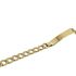 Foto de 10-391-051 - PULSERA PLACA BARBADA 8MM 21CM (12,20gr) (PLACA 10X38MM) 18K