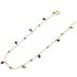 Foto de 10-656-144 - PULSERA BOLAS Y PIEDRAS COLOR 19CM 18K