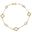 Foto de 10-656-172 - PULSERA FLORES CALADAS 8MM 18.5CM 18K**