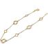Foto de 10-656-172 - PULSERA FLORES CALADAS 8MM 18.5CM 18K**