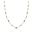 Foto de 10-656-153V - GARGANTILLA BOLAS Y PIEDRAS COLOR 42CM (ALARGADOR 3CM) 18K