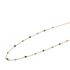 Foto de 10-656-153V - GARGANTILLA BOLAS Y PIEDRAS COLOR 42CM (ALARGADOR 3CM) 18K