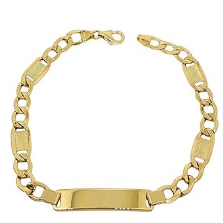 Foto de 10-391-040 - PULSERA PLACA VALENTINO 6MM (PLACA 7X32MM) (8,60gr) 18K