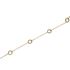 Foto de 10-31-7077 - PULSERA CORAZONES 6MM 17.5CM (1,55gr) 18K