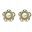 Foto de 51-1322906 - PENDIENTES FLOR PERLA BICOLOR 8MM 18K