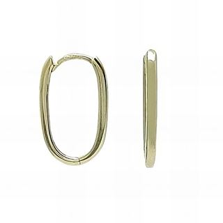 Foto de 28-2392 - CRIOLLAS OVALES BRILLO 2X18MM 18K