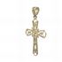 Foto de 28-209016 - CRUZ CRISTO BICOLOR CALADA 23MM 18K