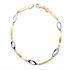 Foto de 10-139-2177 - PULSERA BICOLOR 6MM 19CM (4,44gr) 18K