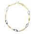 Foto de 10-139-2177 - PULSERA BICOLOR 6MM 19CM (4,44gr) 18K