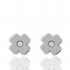 Foto de 51-201276001 - PENDIENTES TRÉBOL CIRCONITA 6MM O.B. 18K