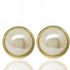 Foto de 05-1001 - PENDIENTES PERLA 12MM BISEL 2MM 18K