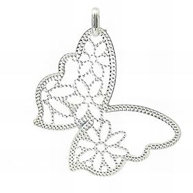 Foto de 20-013 - COLGANTE PLATA MARIPOSA CALADA 29X23MM