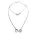 Foto de 20-18G - GARGANTILLA PLATA INFINITO CIRCONITA 14MM 42CM
