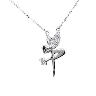Foto de 38-280G - GARGANTILLA PLATA HADA CIRCONITA 21MM 45CM