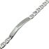 Foto de 20-TRVB200 - PULSERA PLATA PLACA ( 40 X 7.7MM ) ANCLA 7.4MM 21.5CM