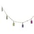 Foto de 45-606PU - PULSERA PIEDRAS COLORES 5.5MM (ANILLA A 2.5CM) 17.5CM 18K