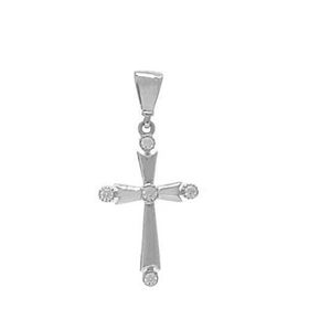 Foto de 10-636-10028B - CRUZ CIRCONITA 20X13MM O.B. 18K