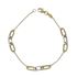 Foto de 10-401-1322 - PULSERA BICOLOR COMBINADA 5MM 19CM (2,50gr) 18K