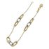 Foto de 10-401-1322 - PULSERA BICOLOR COMBINADA 5MM 19CM (2,50gr) 18K