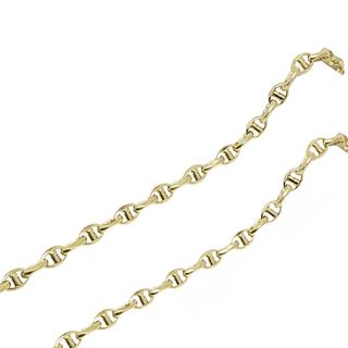 Foto de 10-604-259-50 - CADENA TRAVESINO FACETADA 3MM 50CM (5,85gr) 18K**