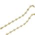 Foto de 10-604-259-50 - CADENA TRAVESINO FACETADA 3MM 50CM (5,85gr) 18K**