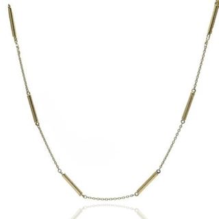Foto de 10-401-1319G - GARGANTILLA BARRAS 2MM 45CM (ANILLA A 3CM) (3,33gr) 18K**