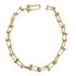 Foto de 10-139-4202 - PULSERA ESTRIBOS BOLAS 4MM 19CM (5,30gr) 18K**