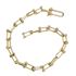 Foto de 10-139-4202 - PULSERA ESTRIBOS BOLAS 4MM 19CM (5,30gr) 18K**