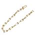 Foto de 10-139-4202 - PULSERA ESTRIBOS BOLAS 4MM 19CM (5,30gr) 18K**