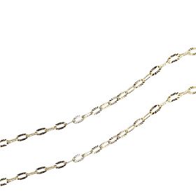 Foto de 04-349-50 - CADENA LAPIDADA 1.5X1MMX50CM (1,65gr) 18K