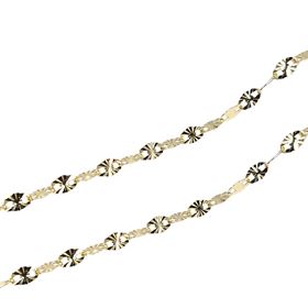 Foto de 04-694-45 - CADENA LAPIDADA 3MMX45CM (2,60gr) 18K