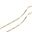 Foto de 10-655-021-40 - CADENA 3X1 2MMX40CM (1,65gr) 18K