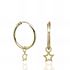 Foto de 00-1580-14 - CRIOLLAS ESTRELLA 5MM 1X14MM 18K