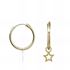 Foto de 00-1580-14 - CRIOLLAS ESTRELLA 5MM 1X14MM 18K