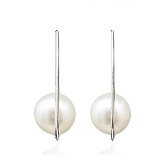 Foto de 71-3363B - PENDIENTES PERLA 9MM 25MM O.B. 18K