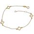 Foto de 10-401-2142 - PULSERA FLORES 7MM 19CM (ANILLA A 2CM) 18K