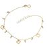 Foto de 28-200342 - PULSERA CORAZONES TRICOLOR 12MM 17CM (ALARGADOR 2CM) 18K