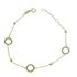 Foto de 28-1085 - PULSERA AROS 8MM 19CM (ANILLA A 2CM) 18K