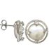Foto de 71-3445B - PENDIENTES PERLA CIRCONITA 13MM O.B. 18K