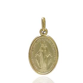 Foto de 10-70-538 - MEDALLA MILAGROSA OVAL 16MM 18K