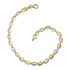 Foto de 44-007 - PULSERA BICOLOR LAPIDADA 4MM 18CM (3,30gr) 18K
