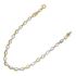 Foto de 44-007 - PULSERA BICOLOR LAPIDADA 4MM 18CM (3,30gr) 18K