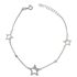 Foto de 04-445B - PULSERA ESTRELLAS 14-10MM 18CM (ALARGADOR 3CM) O.B. (1,70gr) 18K