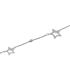 Foto de 04-445B - PULSERA ESTRELLAS 14-10MM 18CM (ALARGADOR 3CM) O.B. (1,70gr) 18K