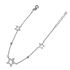 Foto de 04-445B - PULSERA ESTRELLAS 14-10MM 18CM (ALARGADOR 3CM) O.B. (1,70gr) 18K