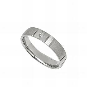 Foto de 10-939-090 - ALIANZA PLATA CIRCONITA MATE-BRILLO 4MM 925