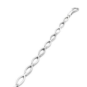 Foto de 38-80000PU - PULSERA PLATA 5MM MATE-BRILLO 18.5CM