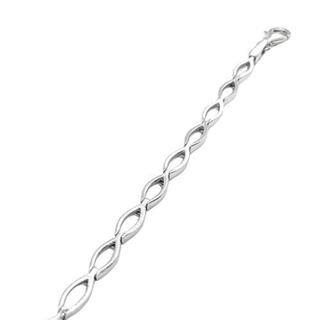 Foto de 38-80000PU - PULSERA PLATA 5MM MATE-BRILLO 18.5CM
