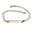 Foto de 10-00-6600 - PULSERA PLACA BICOLOR (PLACA 5X30MM) 18.5CM (2,84gr) 18K